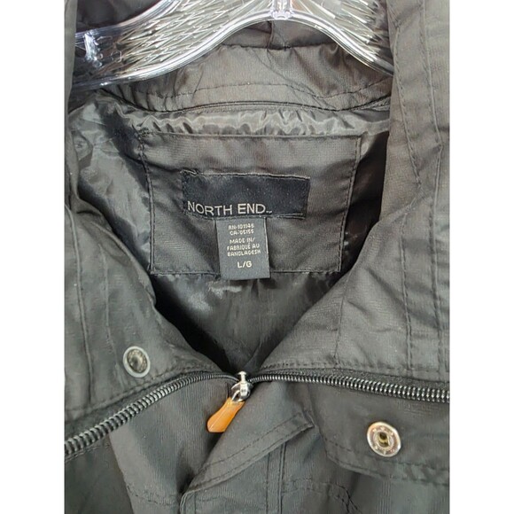 North End Men's Full Zip Sleeveless Pockets Vest Jacket, Size L Company Logo - Picture 5 of 11